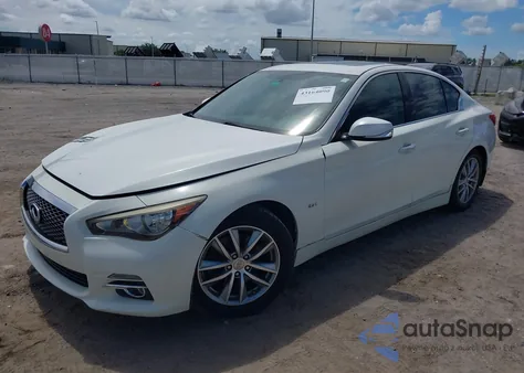 2015 Infiniti Q50 Premium from USA, damaged, VIN JN1BV7AP4FM345115